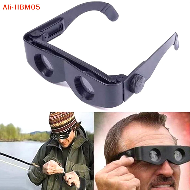 (HB05)Glass Fishing Focus Adjustable Professional Binoculars Telescope Magnifier Glass Hands-Free Wearable For Theater TV Sight view 3