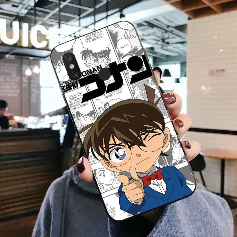 Detective Conan Phone Case For Xiaomi Mi 5X 8 9 10 11 12 lite pro 10T PocoX3pro PocoM3 Note 10 pro lite