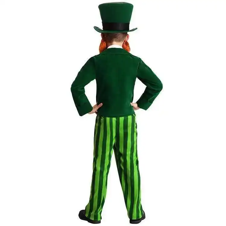 Halloween Cosplay Stage Performance Costume New Irish Goblin Costume Green Elf Role Play Cosplay Carnival Party Cosplay Anime