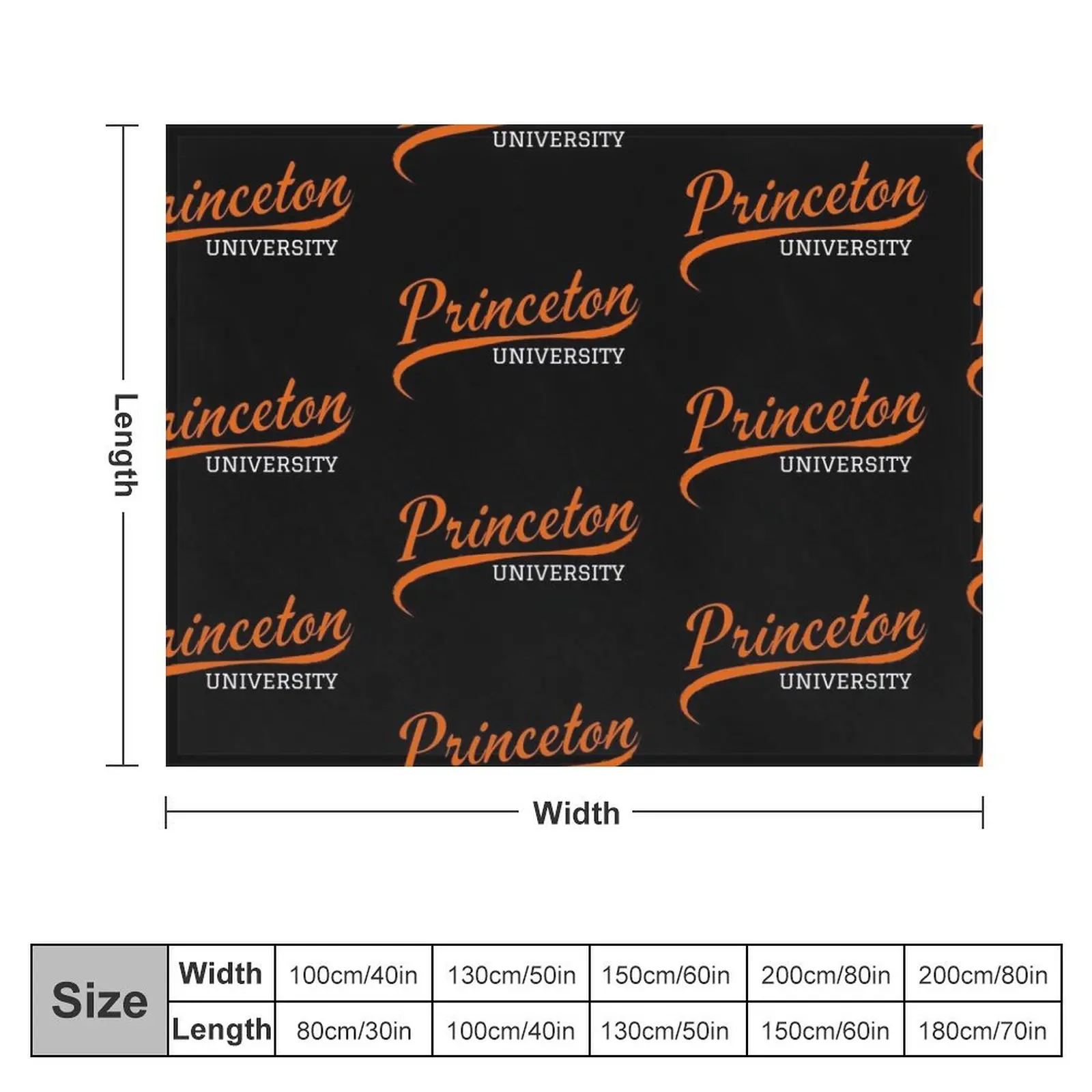 Vintage Princeton University Throw Blanket Comforter Decorative Sofas Sleeping Bag for winter Blankets