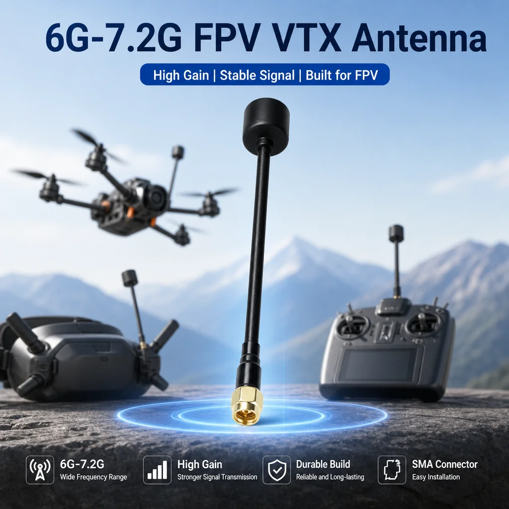 Drone Racing Antenna - 6G-7.2G FPV Video Transmission Antenna 3.0