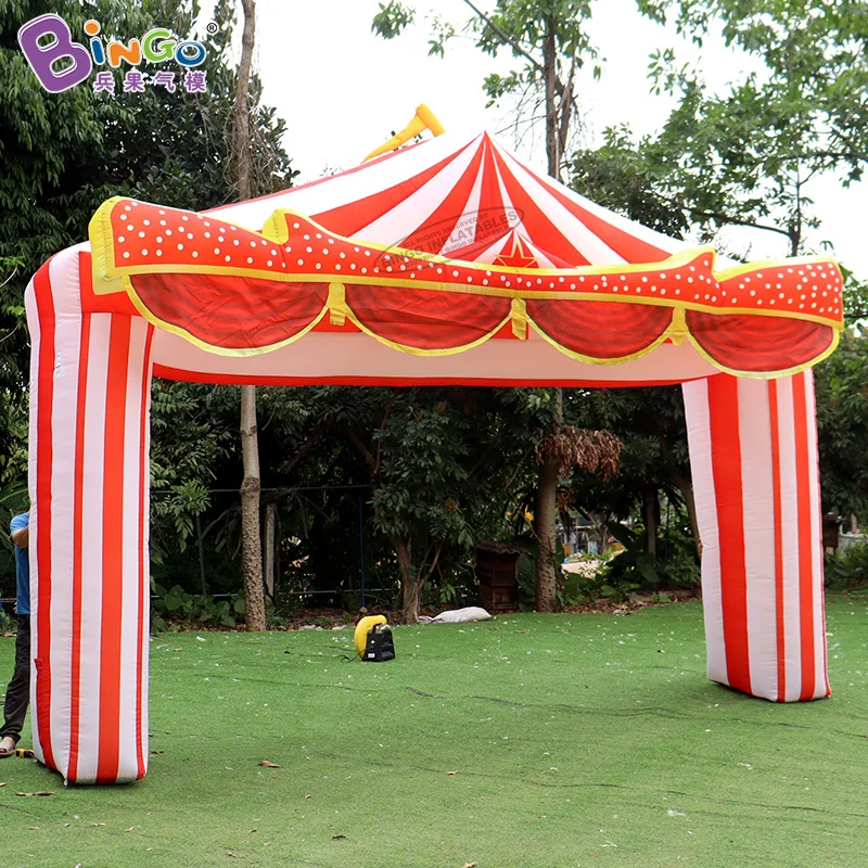 

Custom 3.8X4.8 Meters Event Party Supplies Giant Inflatable Circus Arch Way for Decoration Toys