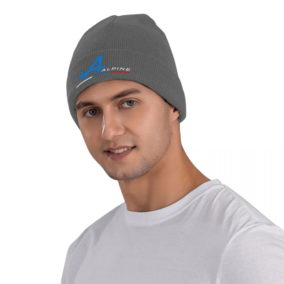 Alpine Team Warm Knitted Cap Hip Hop Bonnet Hat Autumn Winter Outdoor Beanies Hats for Unisex Adult image 3