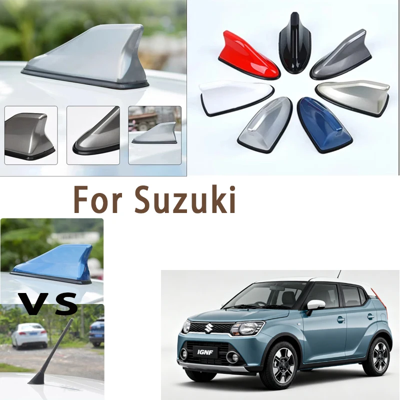 

For Suzuki Car Roof Top Mount Shark Fin Aerial Antenna Toppers Auto Radio AM FM Antenna Signal Amplifier Aerial