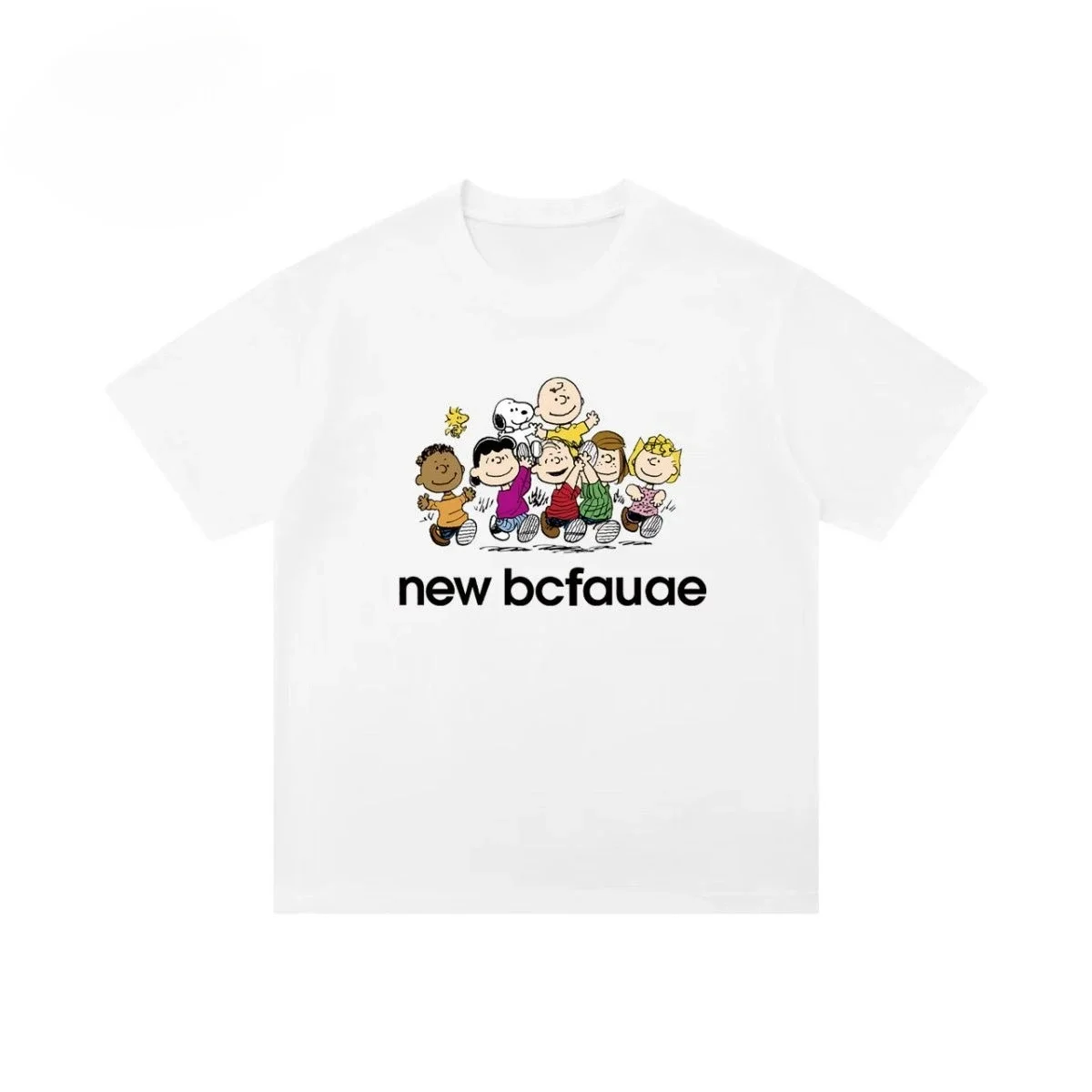 

NB 25 New Snoopy Trendy Sports Plus Size Women's Pure Cotton Short Sleeved T-shirt