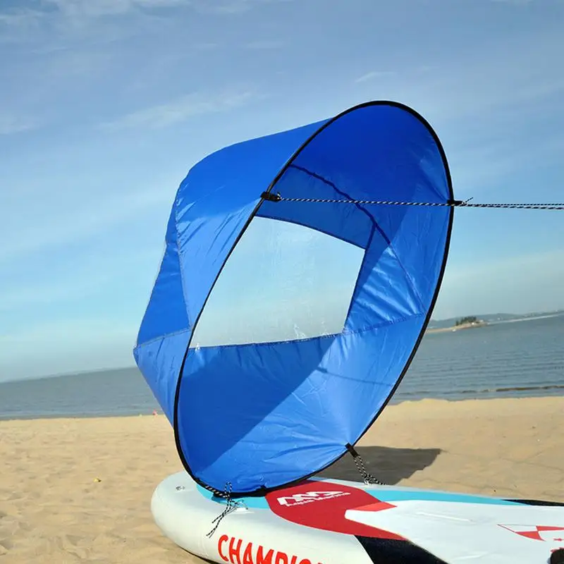 

Wind Sail For Paddle Board Windsurfing Sails Paddleboard Kayak Sails With Clear Window Easy-to-Attach Paddle Board Shade Boating