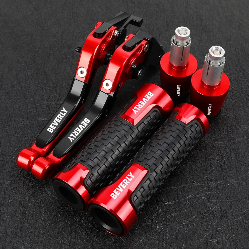 

For BEVERLY 300 2011 2012 2013 2014 2015 2016 2017 2018 Motorcycle Brake Clutch Levers Handlebar Handle Grips Ends Caps Slider