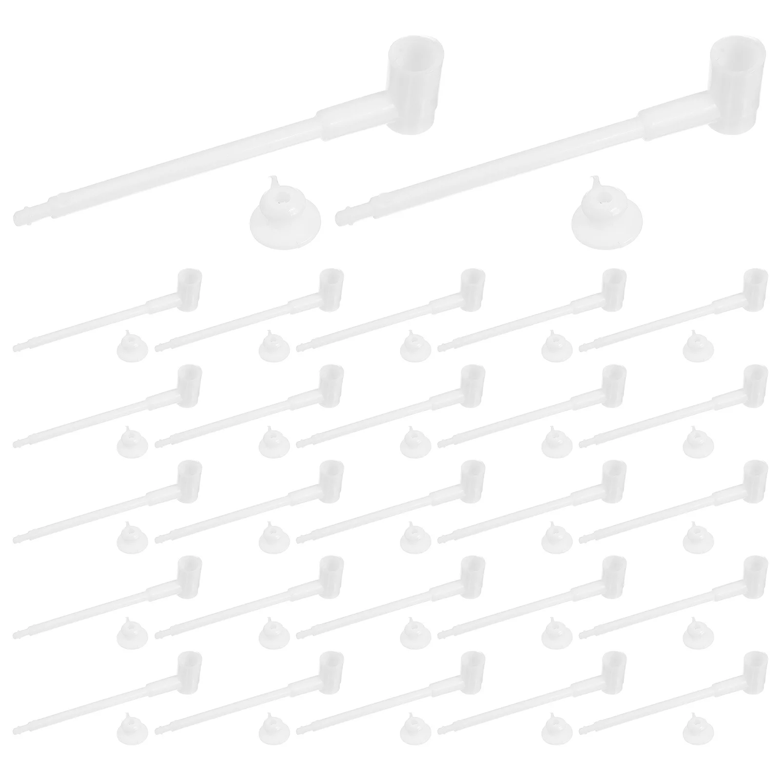 

100Pcs Windmill Parts DIY Garden Windmill Craft Yard Ornaments Outdoor Decor Pinwheel Frame Rods Supplies Yard Ornaments