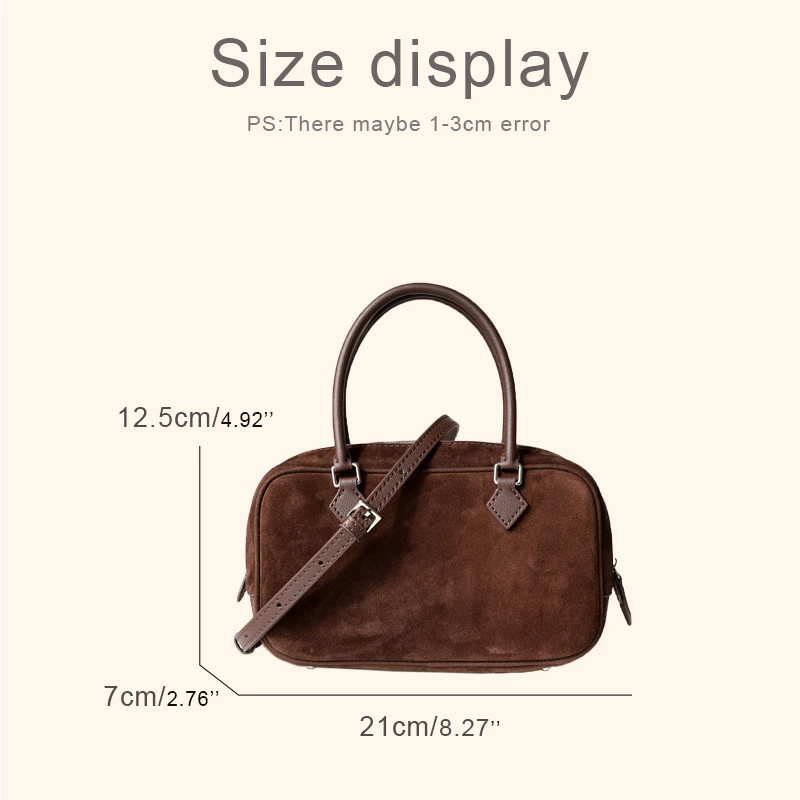 Genuine Leather Bowling Bags For Women Luxury Designer Handbag And Purse 2025 New In Cowhide Top Handle Custom Initials Shoulder