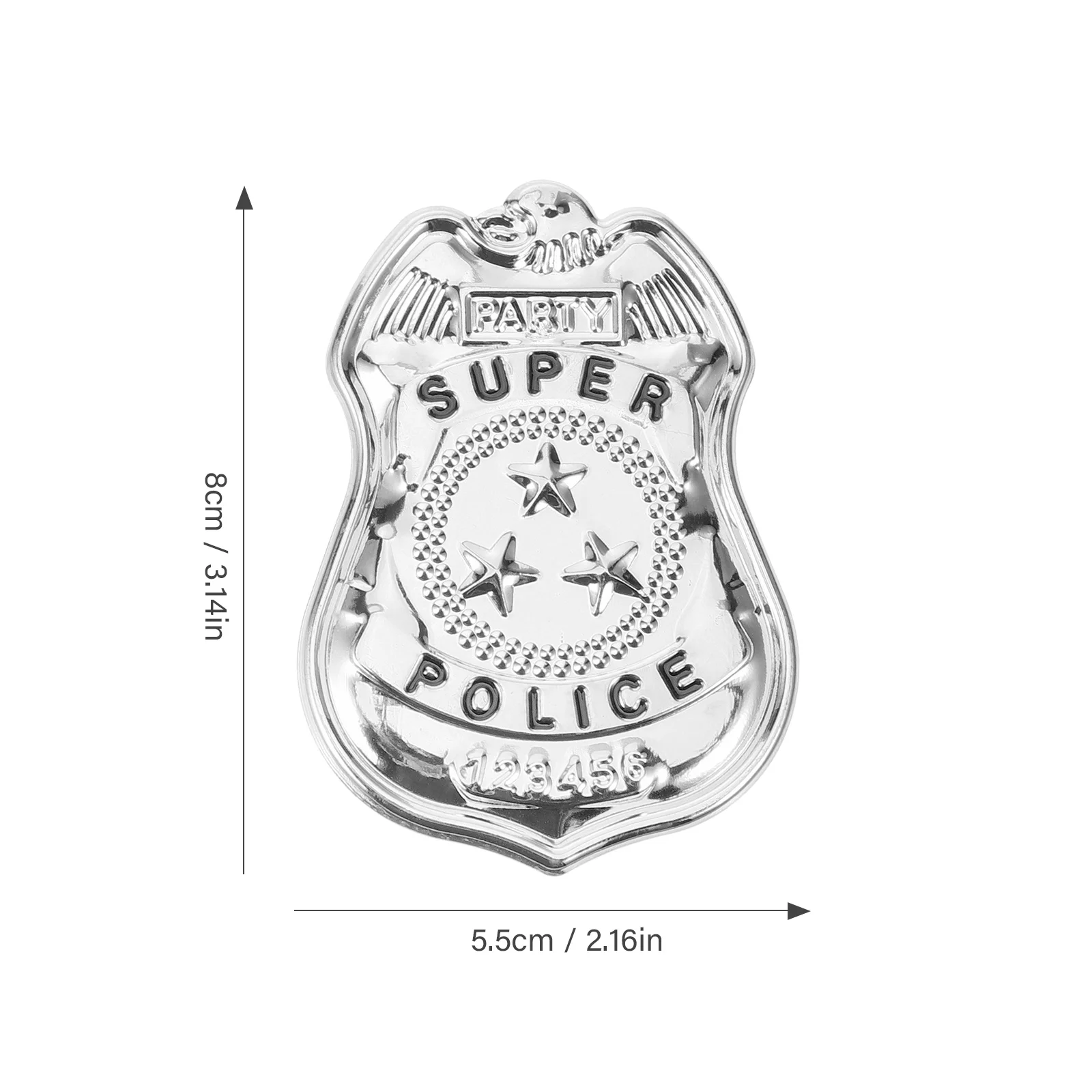 Police Badge Men Brooch Anniversary Gifts for Him Jewelry Lapel Pin Pins Supplies Fashion