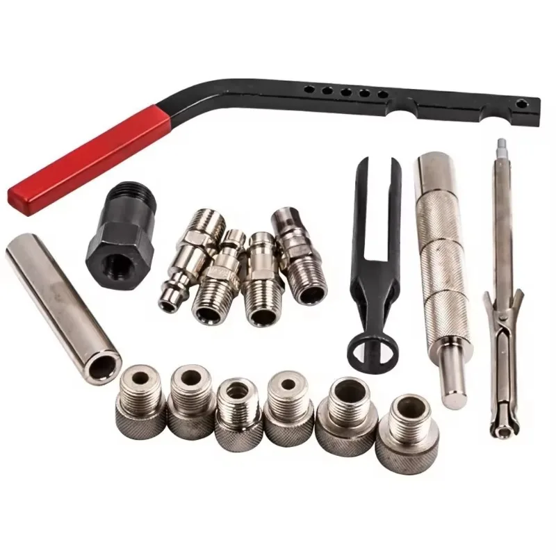 Cylinder Head Service Repair Tool Set Stem Seal Installer Remover Tools Engine Valve Spring Compressor Plier Tool Sets