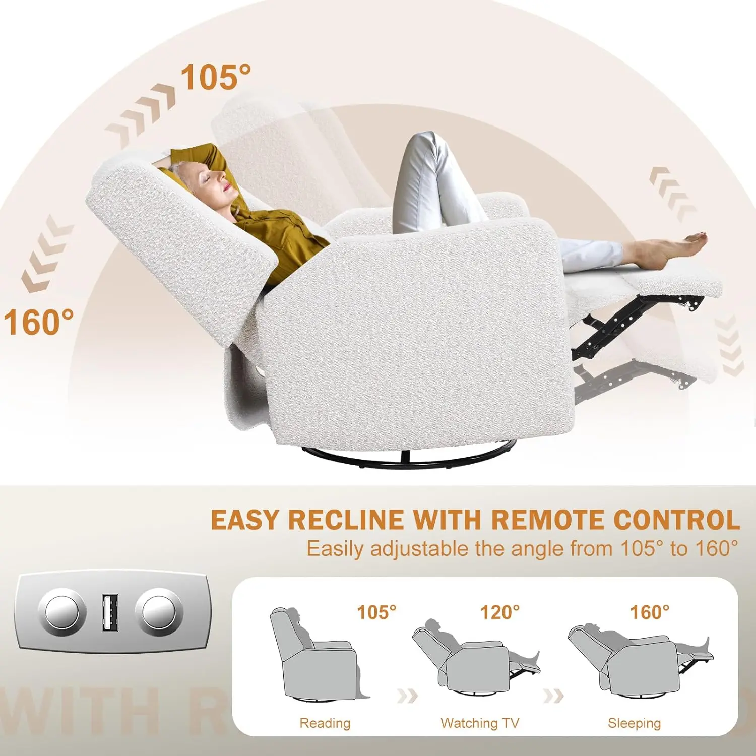 Thumbnail 4 - #13 New Recliner Chairs Arrivals