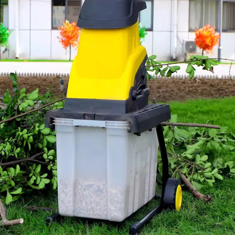 

220V Electric Branch Shredder Compact Home Garden Branch Crusher Fruit Tree Wood Chipper and Shredder