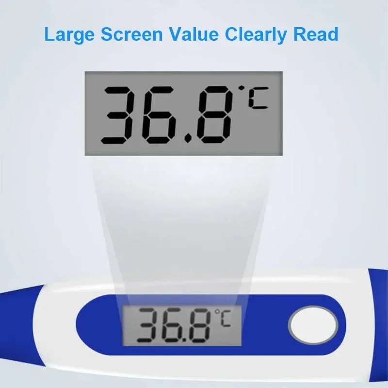 Oral Armpit Temperature Measurement Household Adults Children Thermometers for Fever Thermometer Electronic Soft Head Digital
