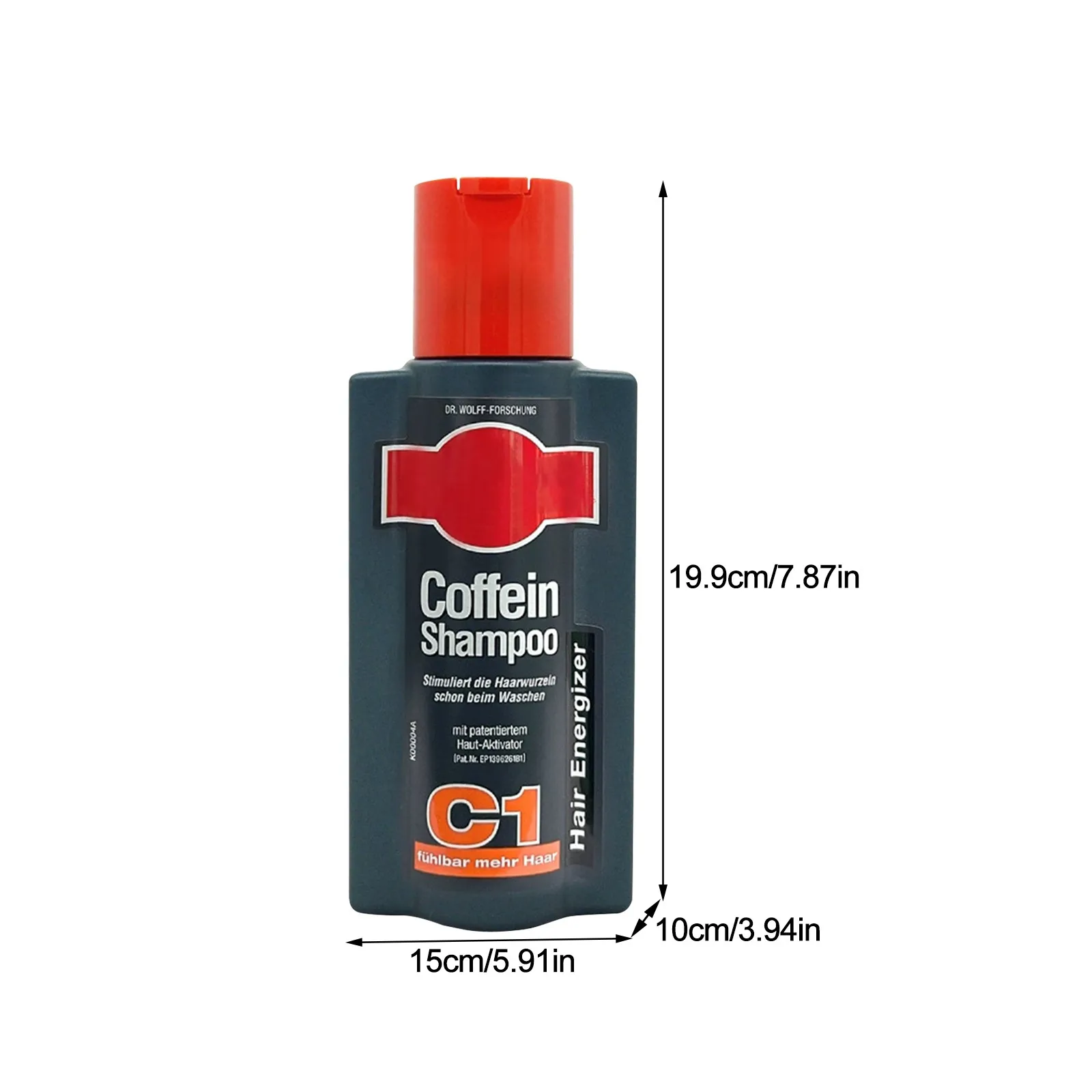 Caffeine Shampoo Promote Natural Hair Growth And Thickness Energizes Hair And Scalp, Leaves Hair Feeling Tough 250ml