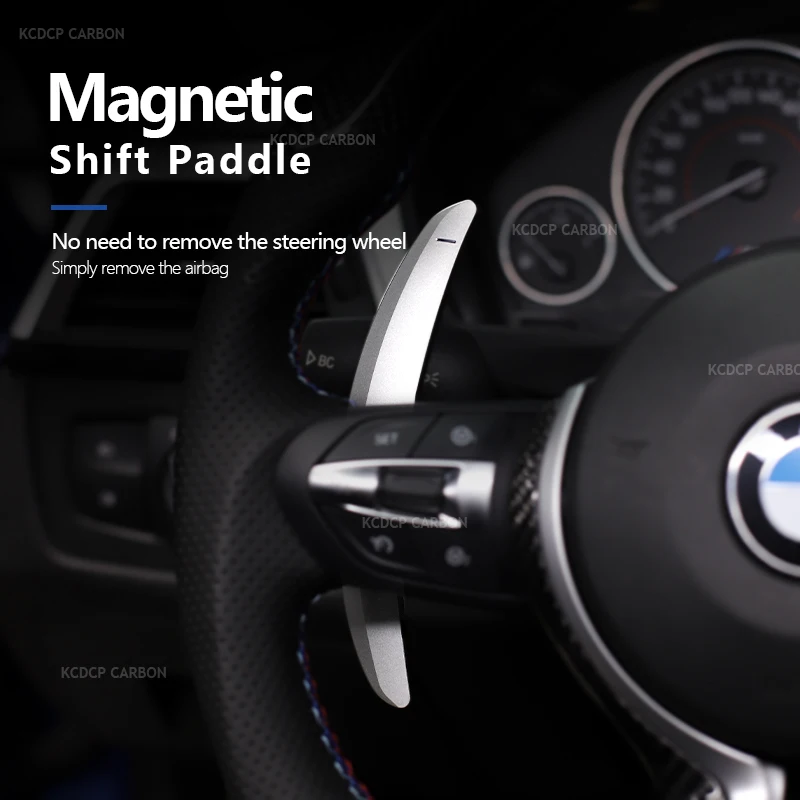 Carbon Magnetic Shift Paddle For BMW G42 G20 G21 G28 G80 G22 G23 G26 G30 G38 G31 G60 G61 G68 G32 G11 G12 G14 Car Steering Wheel