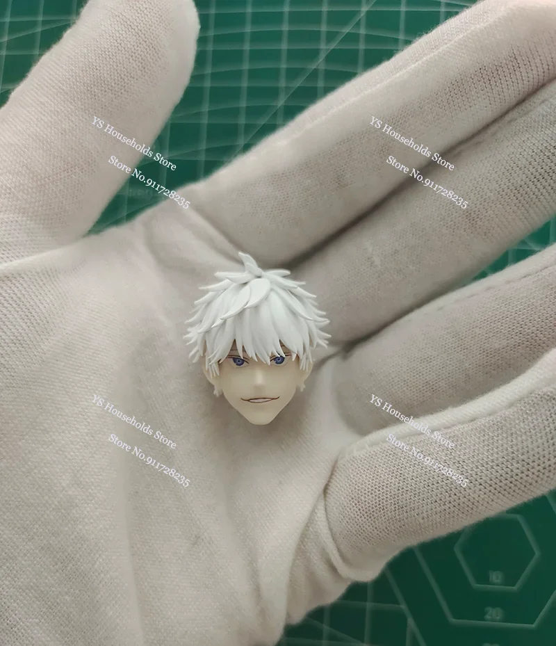 1/12 Jujutsu Kaisen Satoru Gojo Man Soldier Delicate Painted Head Sculpt Customization For 6" Shf Vtoys Romankey Soldier Body - view 4