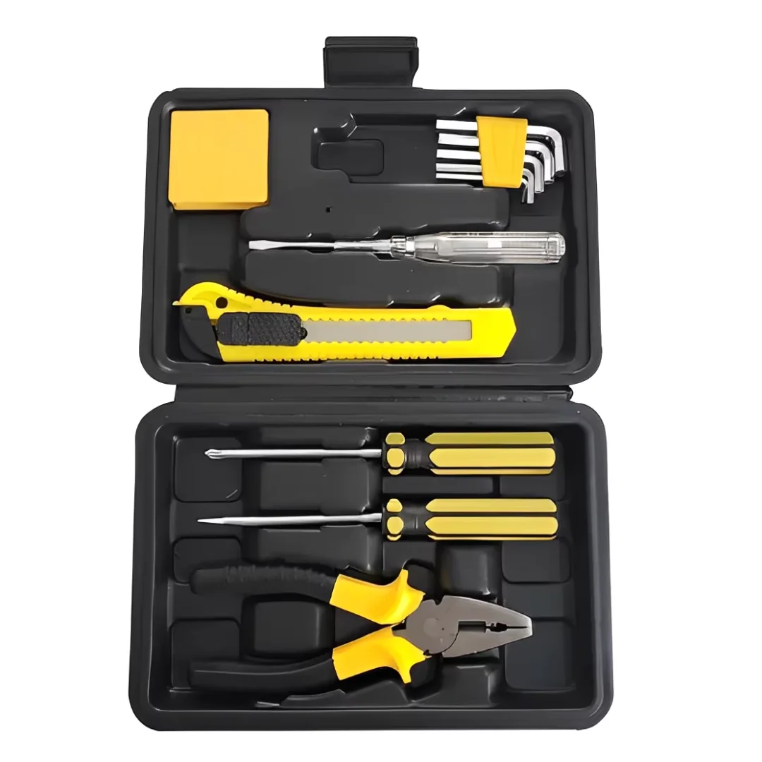 12 Pieces Titanium Tool Game Kit with Case