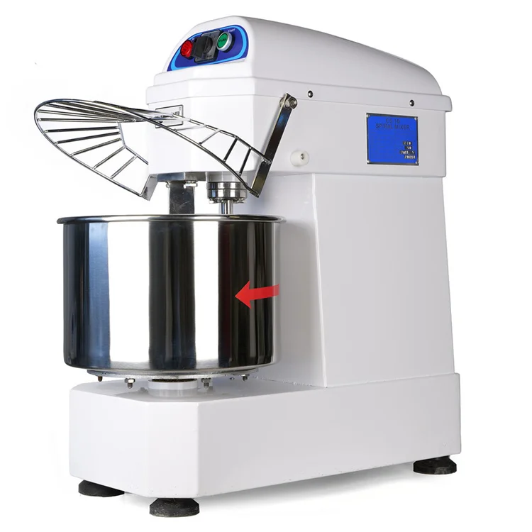 

Amasadoras De Pan Industrial Food Dough Kneader 10 Commercial Mezcladora De Harina Bread Spiral Mixer Bakery Equipment