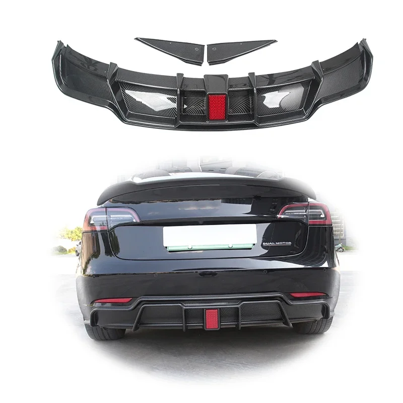 

for Model 3 Automobile accessories Carbon Fiber style Automobile tail lip spoiler 2019 2020 2021