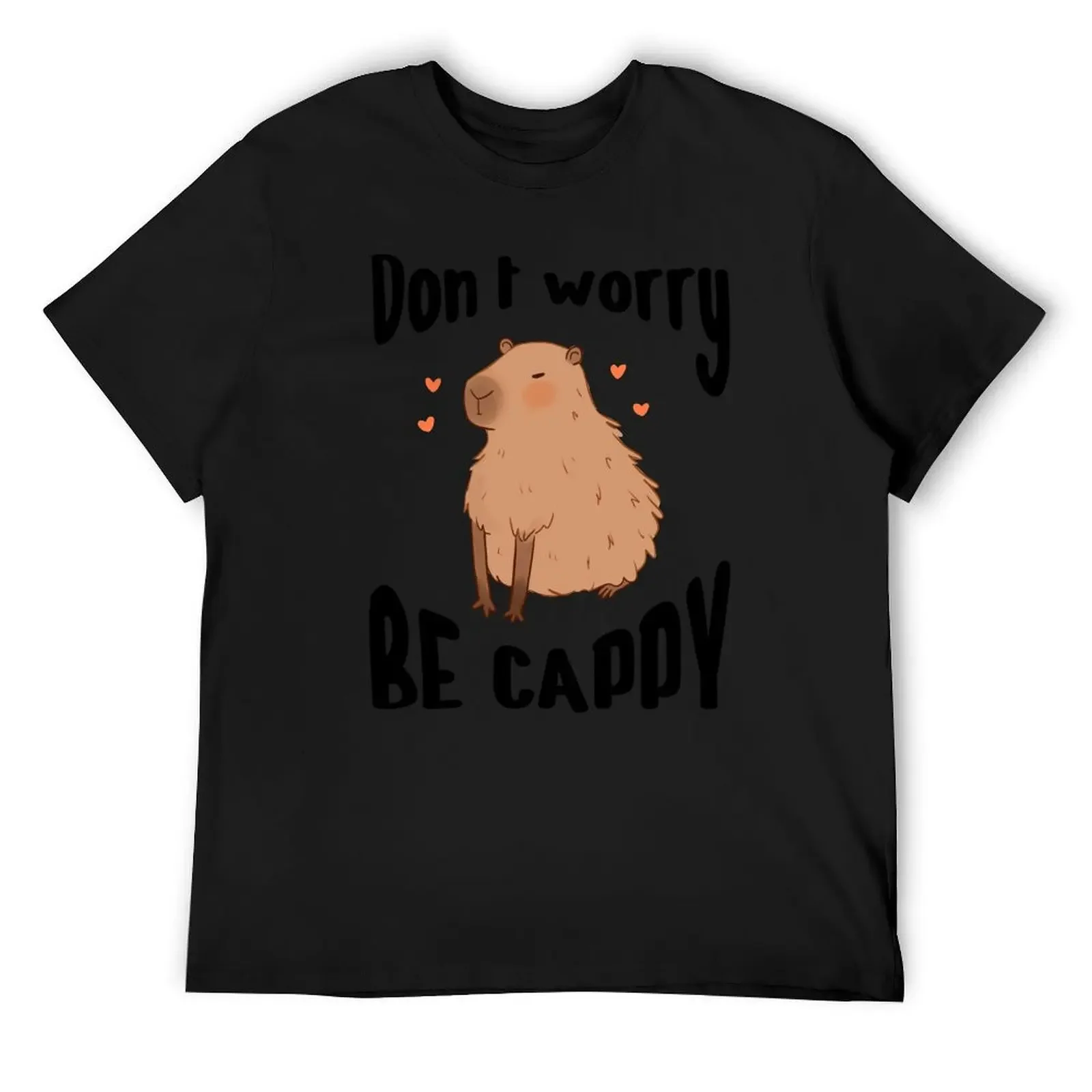 

Don't worry be cappy T-Shirt graphic tee shirt blue archive Blouse graphic t shirts t shirt men 100℅ cotton