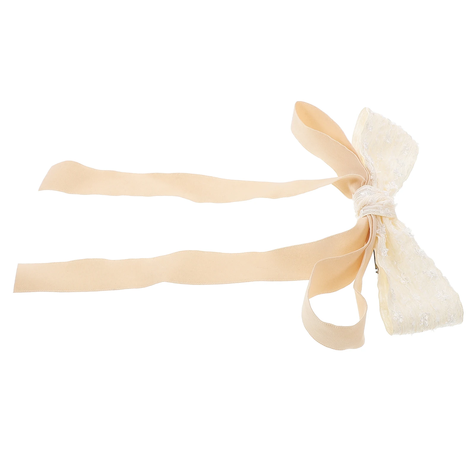 

Vintage Hairpin Bow Knot Ribbon Fabric Spring Elegant Accessories Women Retro Hairstyle French Barrette Elegant Clip For Women