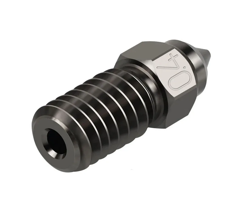 Bico de aço duro para impressora 3D, alta velocidade, Ender 3, V3 SE, ender 7, Ender 5, S1, Serise Nozzle, 0.2, 0.4, 0.6, 0.8mm, CHT