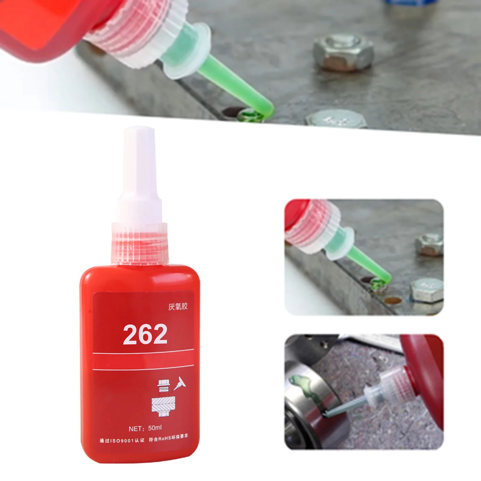 50ml Screw Lock Threadlocker 271 243 262 277 340 Threaded Nuts Anaerobic Adhesive Sealer Sealing Glue Sealant For M6-M19 Bolts