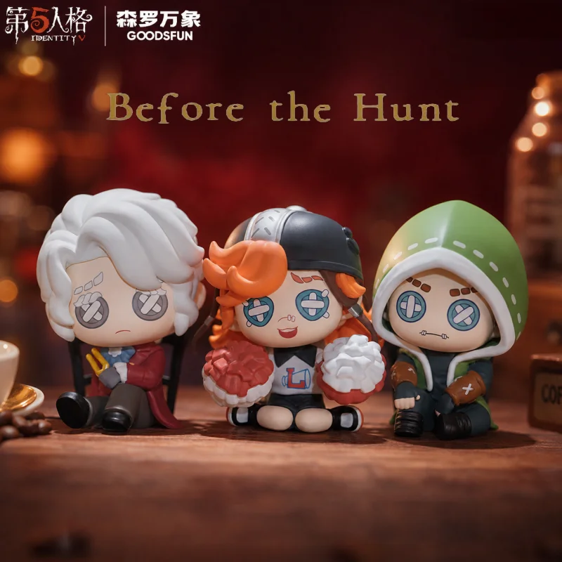GOODSFUN Identity V Seria „Przed Polowaniem” Blind Box Figurka PVC w wersji Cute Version Dekoracja na biurko Model Zabawka Prezent Urodzinowy