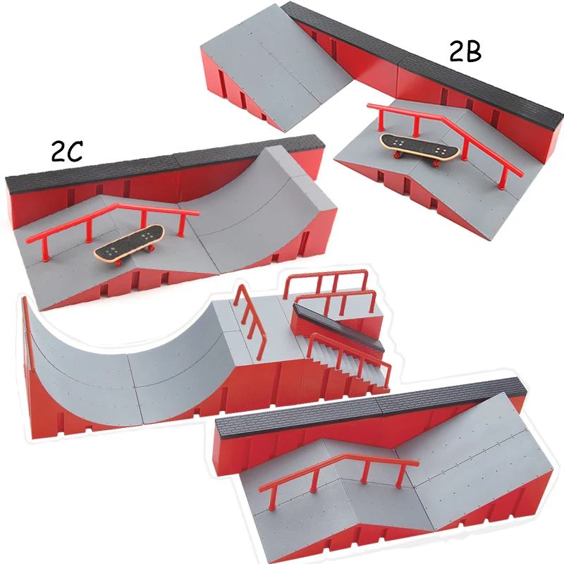 Finger Skateboard Big Scene Park with Pants Professional Finger Skatepark Ramp Track Stairs Venue Combination Indoor Home Toys