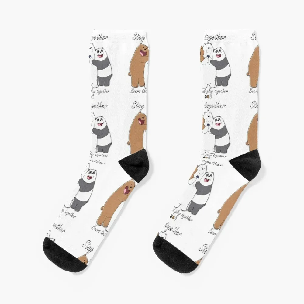 

Bears that play together... Socks basketball gift Men's Socks Women's
