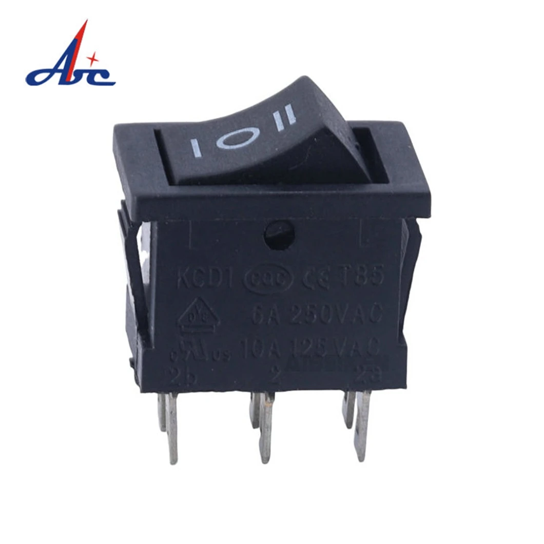 12V 220V 15*21.2mm Switch KCD3 Boat-Shaped Rocker Power Button 250V On-Off With Light Tumbler Boat Switch