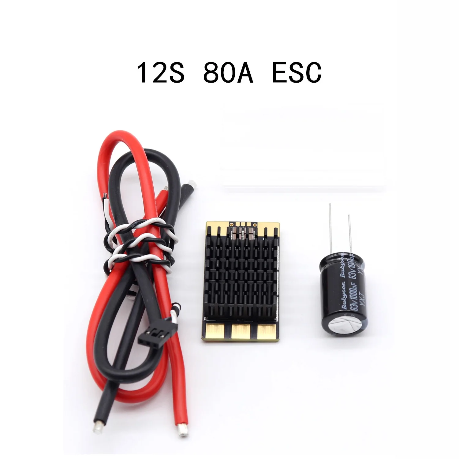 PAURC 12S 80A ESC AM32 electronic governor for crossing machine, for 13 inch 15 inch