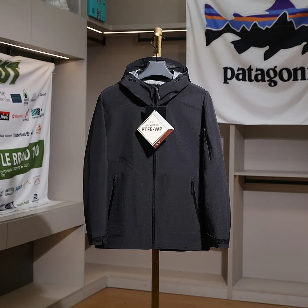 

High-End Men's Outdoor Hardell Jaet Sl Fully Sed Glue Proc Waterproof Rain Level Core God Clothes