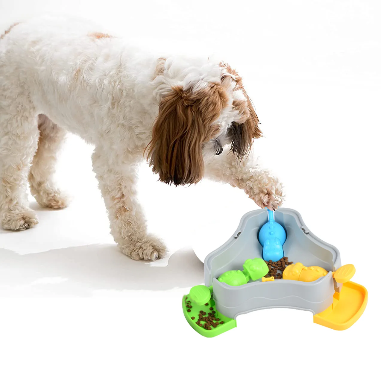 Dispensador prensa alimentación lenta antiasfixia para perros y gatos - imagen 2