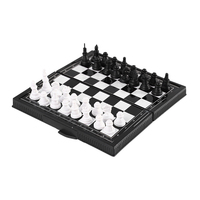 Mini Chess Board Folding Snakes and Ladders Portable Kids Children Toys Parents Children Interaction Entertainment and Education