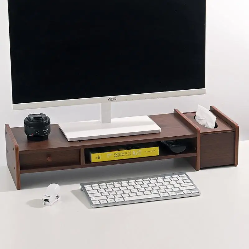 office-desktop-computer-monitor-elevation-stand-desk-organizer-pad-riser-screen-holder-notebook-laptop-base-wood-material