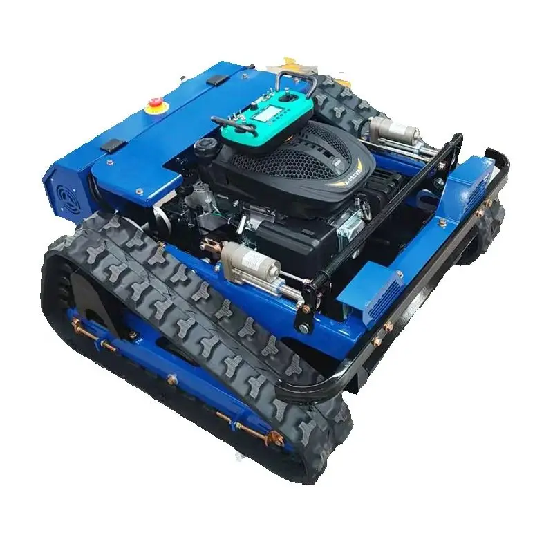 

Customized tracked remote-controlled lawn mower for household small self-propelled orchard lawn mowing and weeding machine