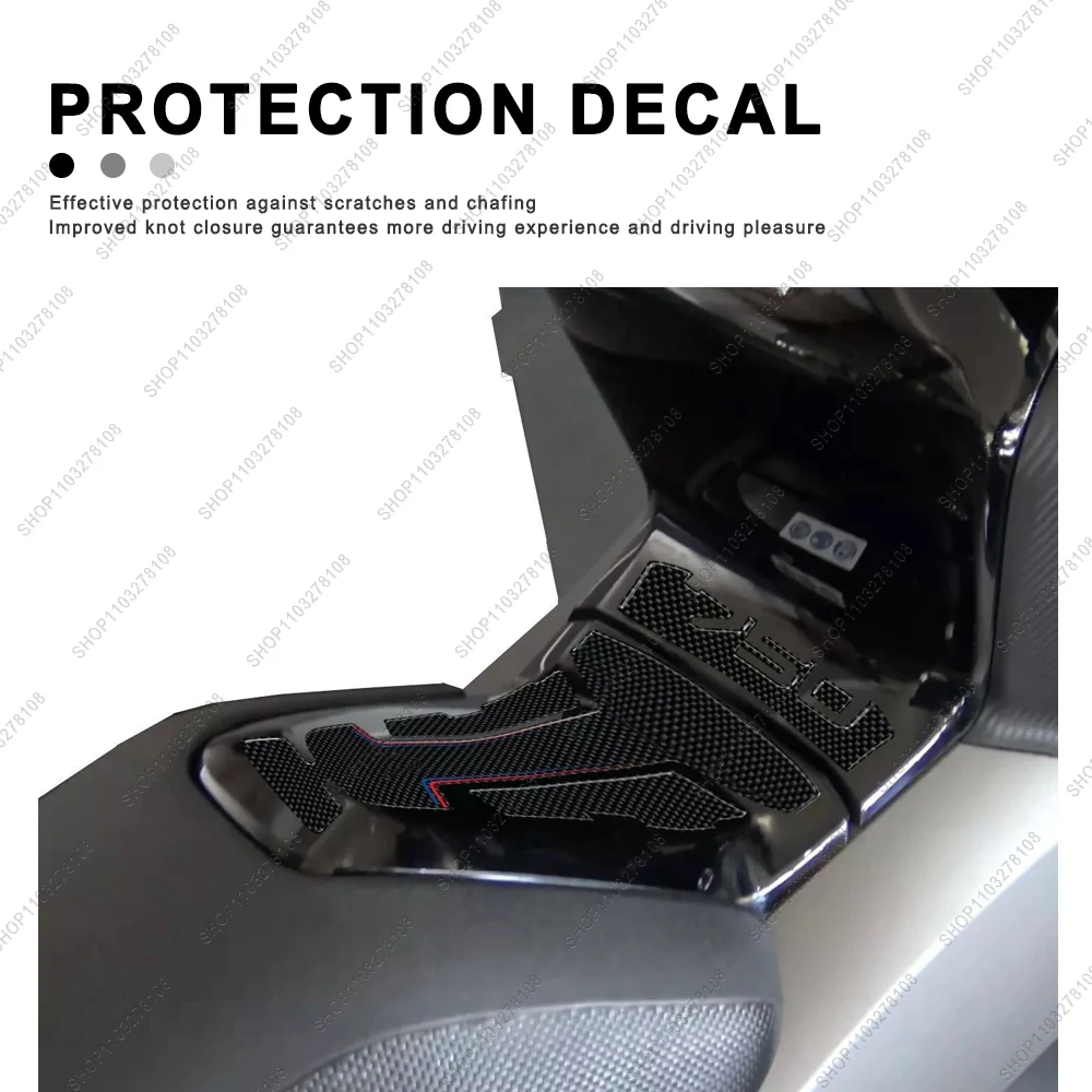 Integra 750 pegatina accesorios de motocicleta kit de pegatinas de resina epoxi 3D para Honda Integra 750 700 calcomanía antideslizante para almohadilla de depósito