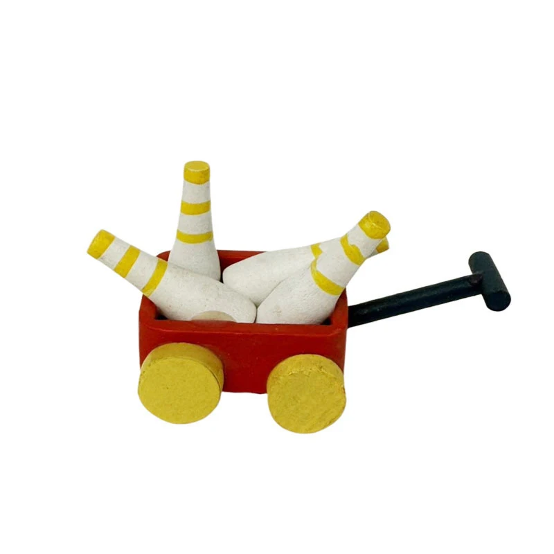 Carro de bolos en miniatura para casa de muñecas, muebles, modelo de decoración, juguete, accesorio para exteriores, 1:12