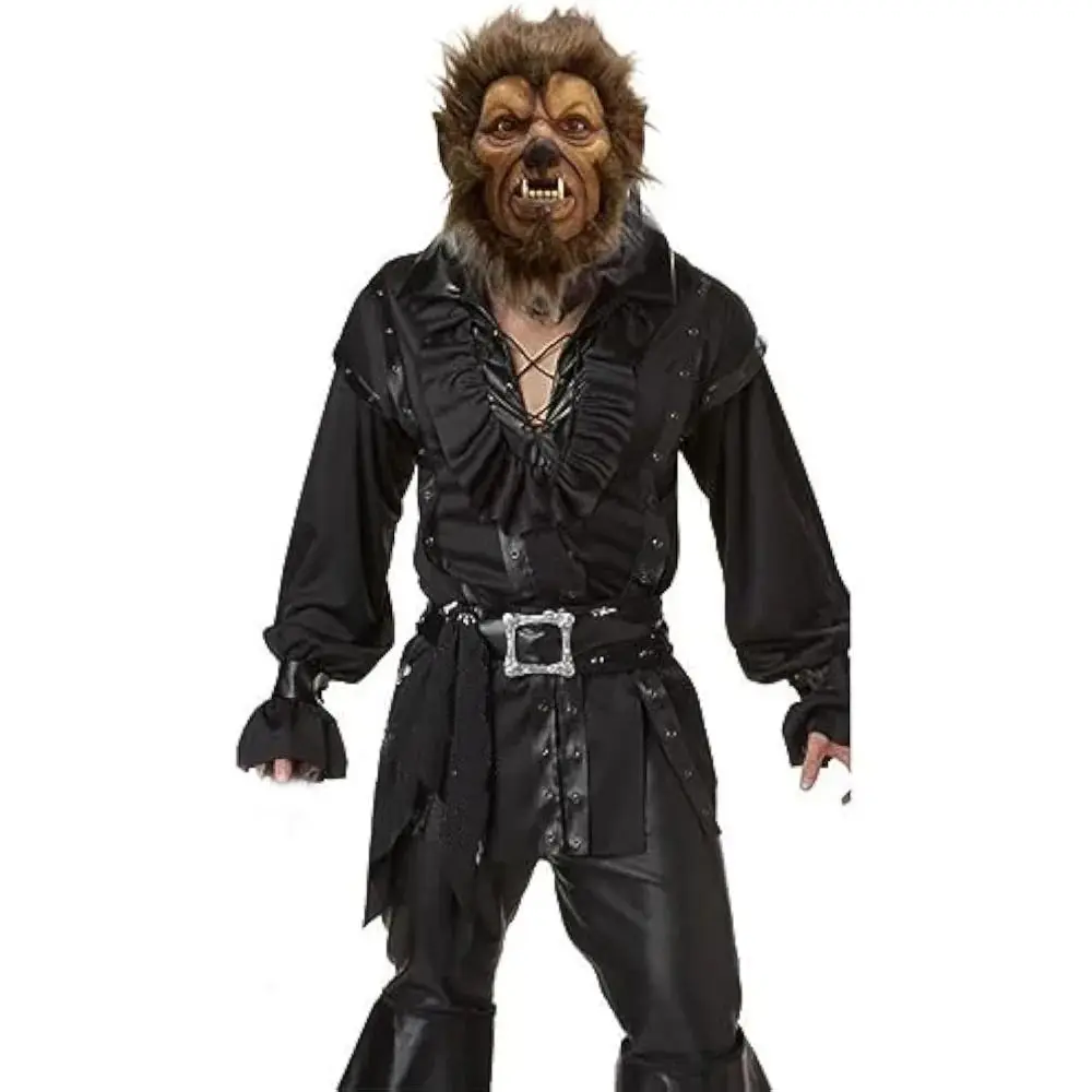 Horror realista Halloween Cosplay Warcraft máscara látex duradero máscara de demonio máscara de hombre lobo