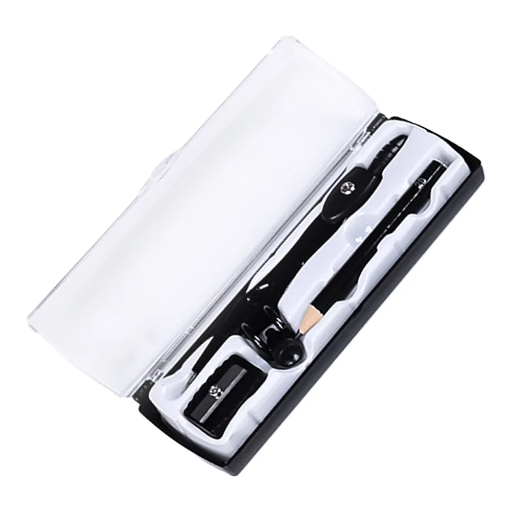 

1 Set Math Compasses Drafting Tools Students Stationery Geometry Circle Drawing Kits For School Office Home Hard Tips Non-Slip