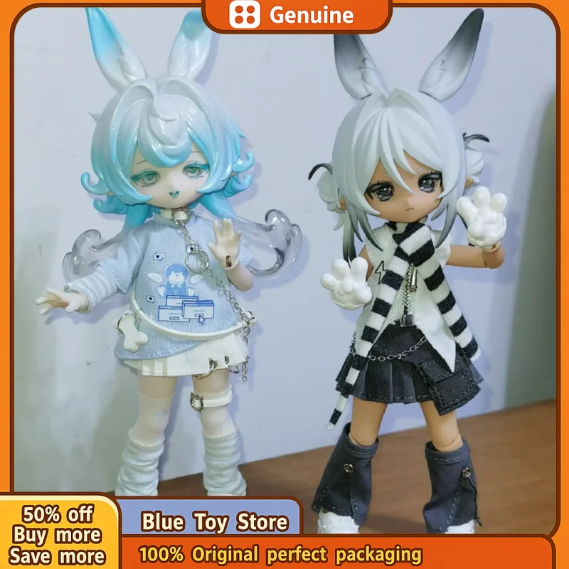 حقيقي 1/12 Bjd صندوق أعمى بوني أرنب الأرصاد الجوية ستار اللغة سلسلة Kawaii Bjd سطح المكتب مفصلية ألعاب شخصيات الحركة