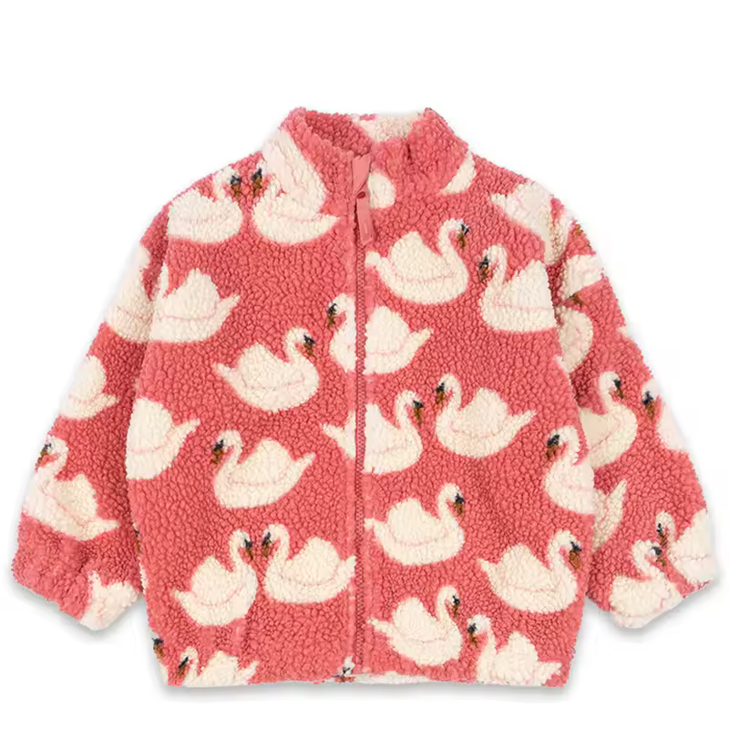 2026 KS Brand Winter Baby Girls Boys Lambswool Cherry Jackets Kids Clothes Boys Sequin Cartoon Outerwear Children's Coats 1-9Yrs - Image 16