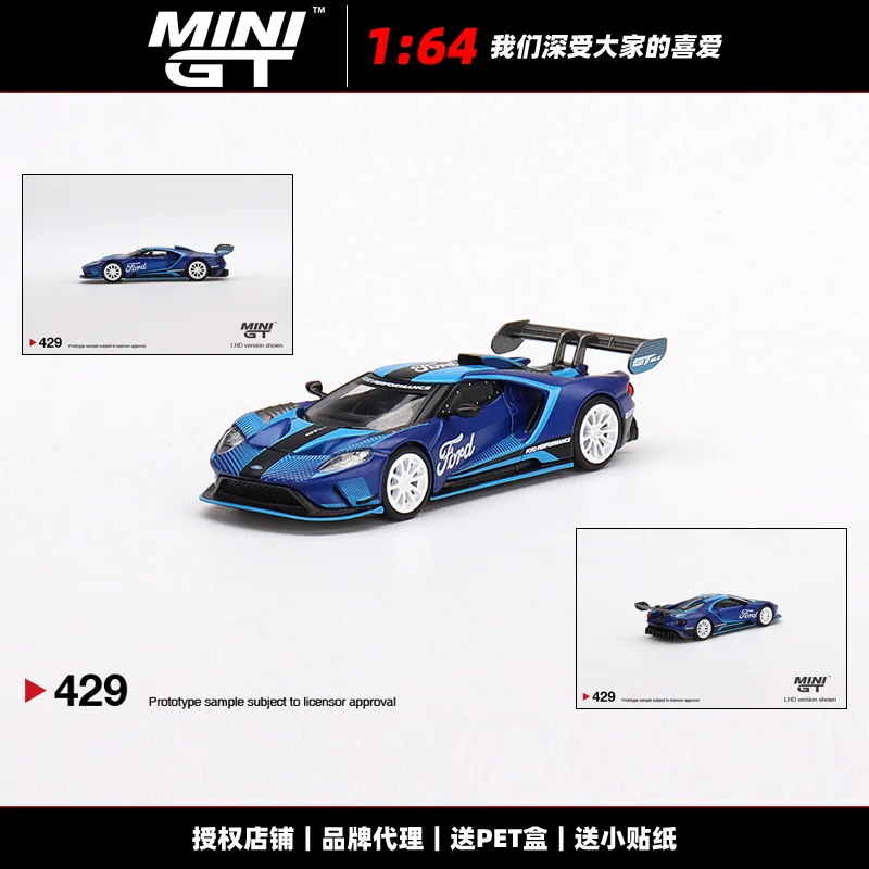 

TSM MINI GT 429 1:64 Ford GT MK II Performance Ford модель из сплава, коллекция игрушек в подарок