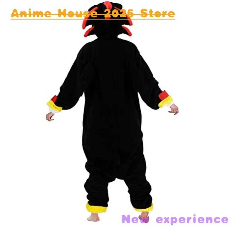 2025 Animation Costume Oversized XXL Black Shadow Cartoon Pajamas Female Male Animal Adult Christmas Hedgehog Cosplay Raccoon