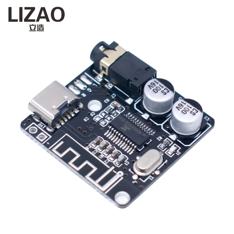 Bluetooth 5.0 Audio Receiver Module DC3.7-5V Wireless Stereo MP3 Lossless Decoder Board DIY Speaker Sound Amplifier Circuit Part