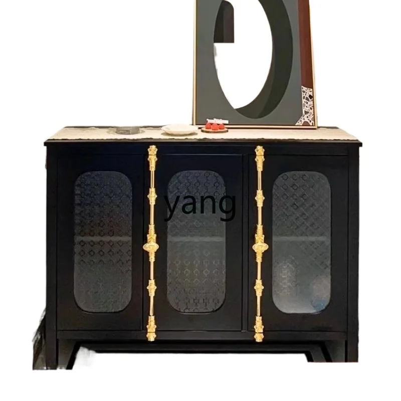 

Левый обеденный боковой шкафчик, светлый роскошный винный шкаф из кованого железа, входной стеклянный шкаф для гостиной