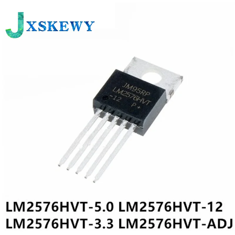 10Pcs New LM2576HVT-ADJ TO220-5 LM2576 LM2576HV-ADJ LM2576HVT-3.3 LM2576HVT-5.0 LM2576HVT-12 LM2576-ADJ TO220