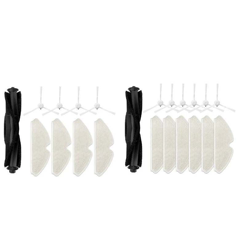 

For Inic I9 Roller Main Side Brush Mop Cloths Rag Robot Vacuum Cleaner Replacement Spare Parts 13PCS